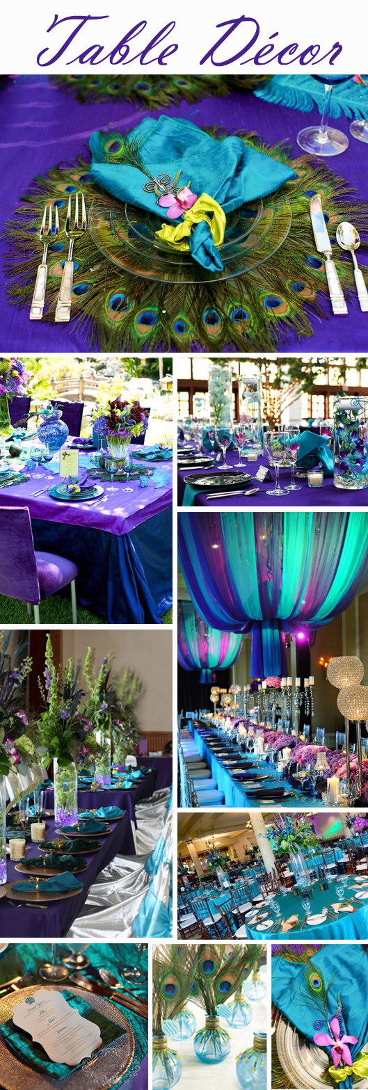 Peacock Tablescapes