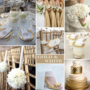 Gold and White Wedding - Click to Enlarge