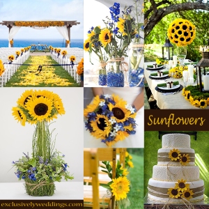 Sunflowers Wedding Theme