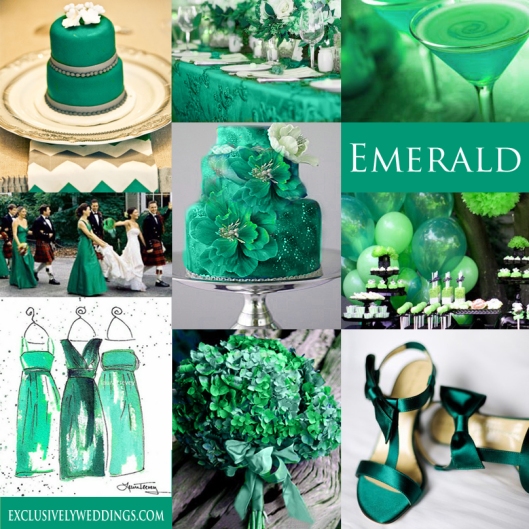 Emerald Green Wedding Color