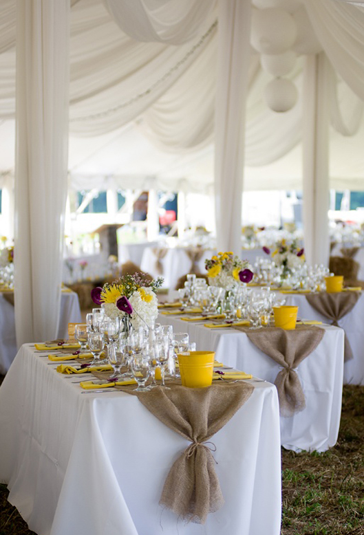 Country Chic Wedding Reception
