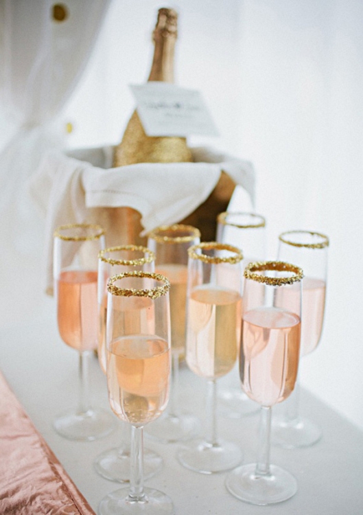 Signatuare Wedding Cocktail - Pink Champagne