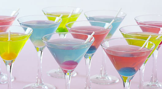 Signature Wedding Cocktail - Blow Pop Martini