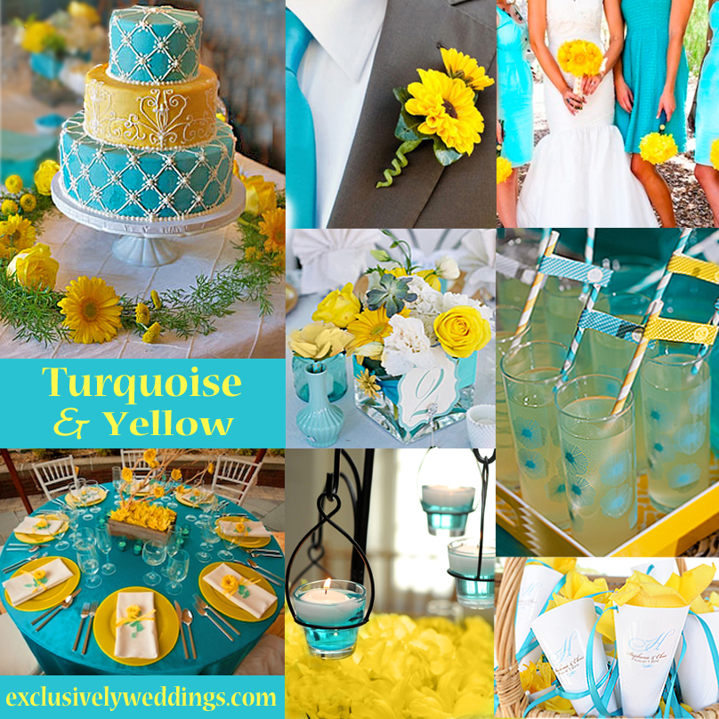 Yellow Wedding Color Combination Options Exclusively Weddings
