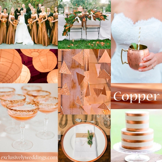 Copper Wedding Color