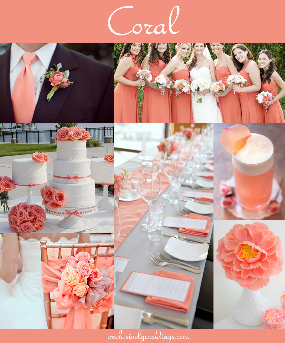 Coral Wedding Color Combination Options You Don't Want to Overlook