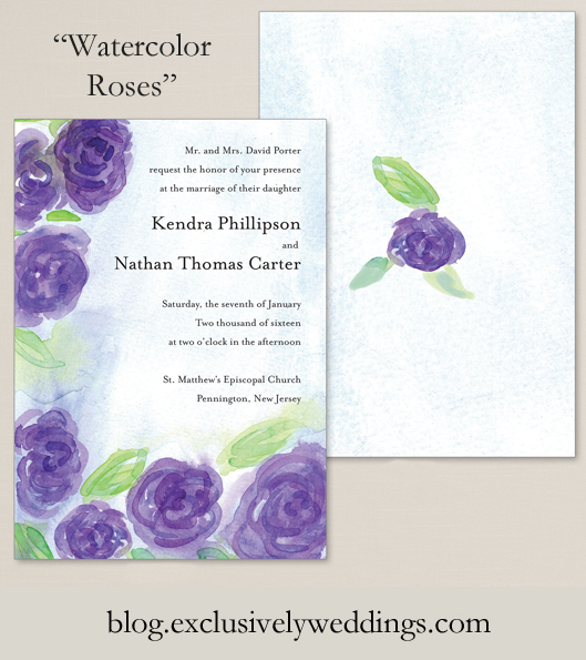 Wedding_Invitation_By_Exclusively_Weddings_Watercolor_Roses