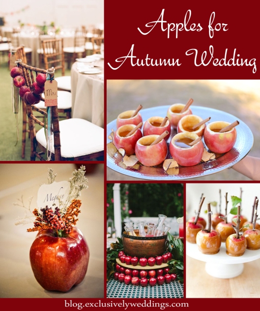 Apples for Autumn Wedding Decor
