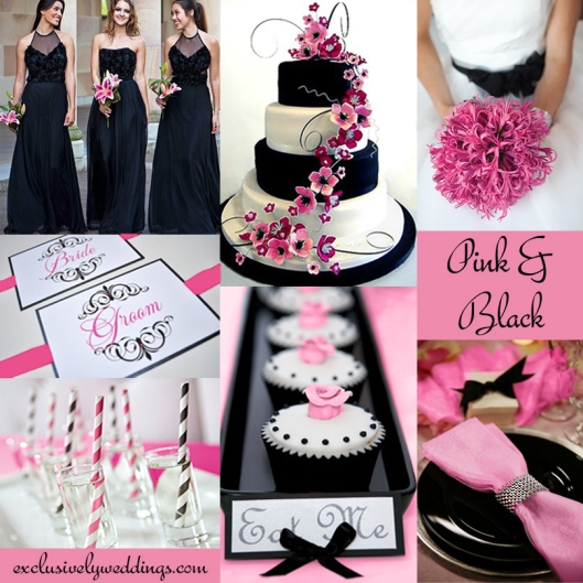 Pink_and_Black_ Wedding