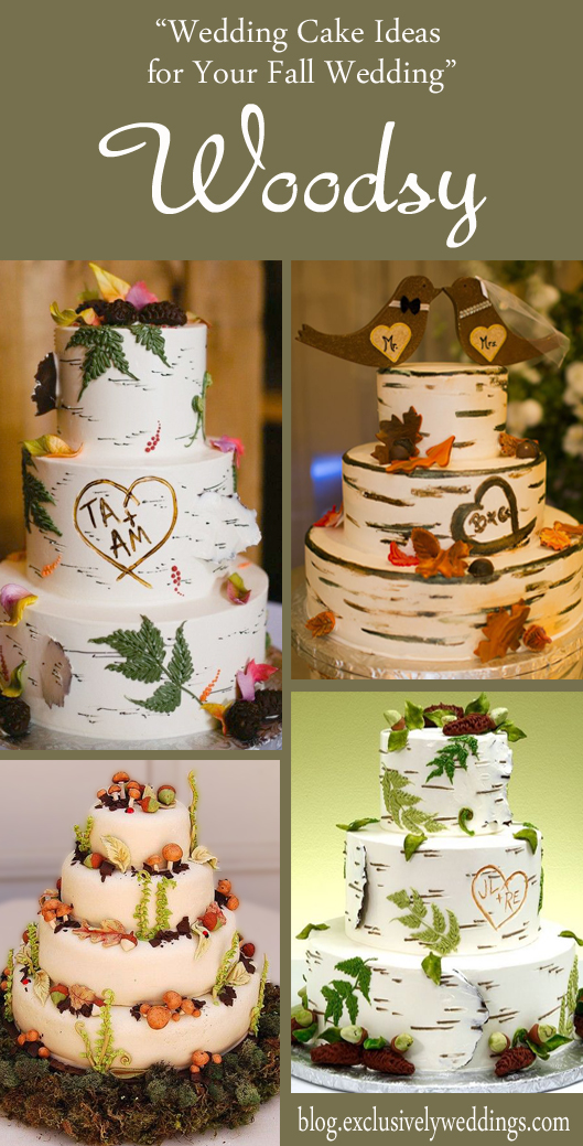 Wedding Cake Ideas for Your Fall Wedding - Woodsy