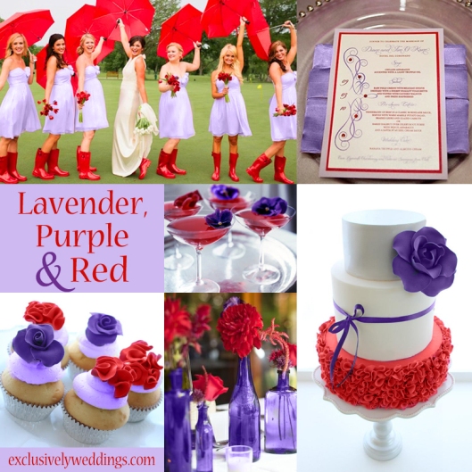 Lavender-Purple-Red-Wedding-Colors